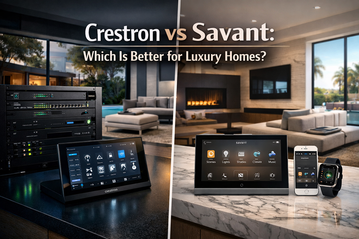 Crestron vs Savant: Which Is Better for a New Luxury Build?